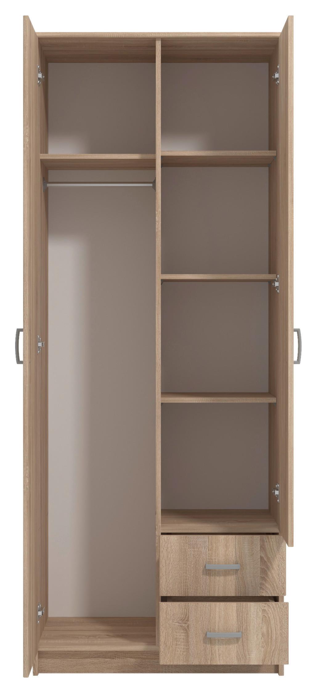 Nyílóajtós Szekrény Hana 80/205 Cm *TOP ÁR* - Basics (80/205/52cm) - Best Price