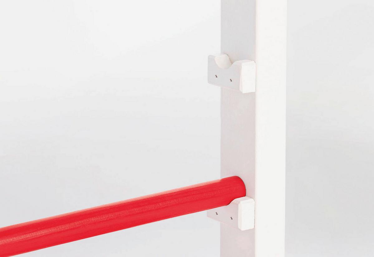 Hindernisparcour Hoppe - Rot, Basics, Holz (92/67/50cm) - Pinolino