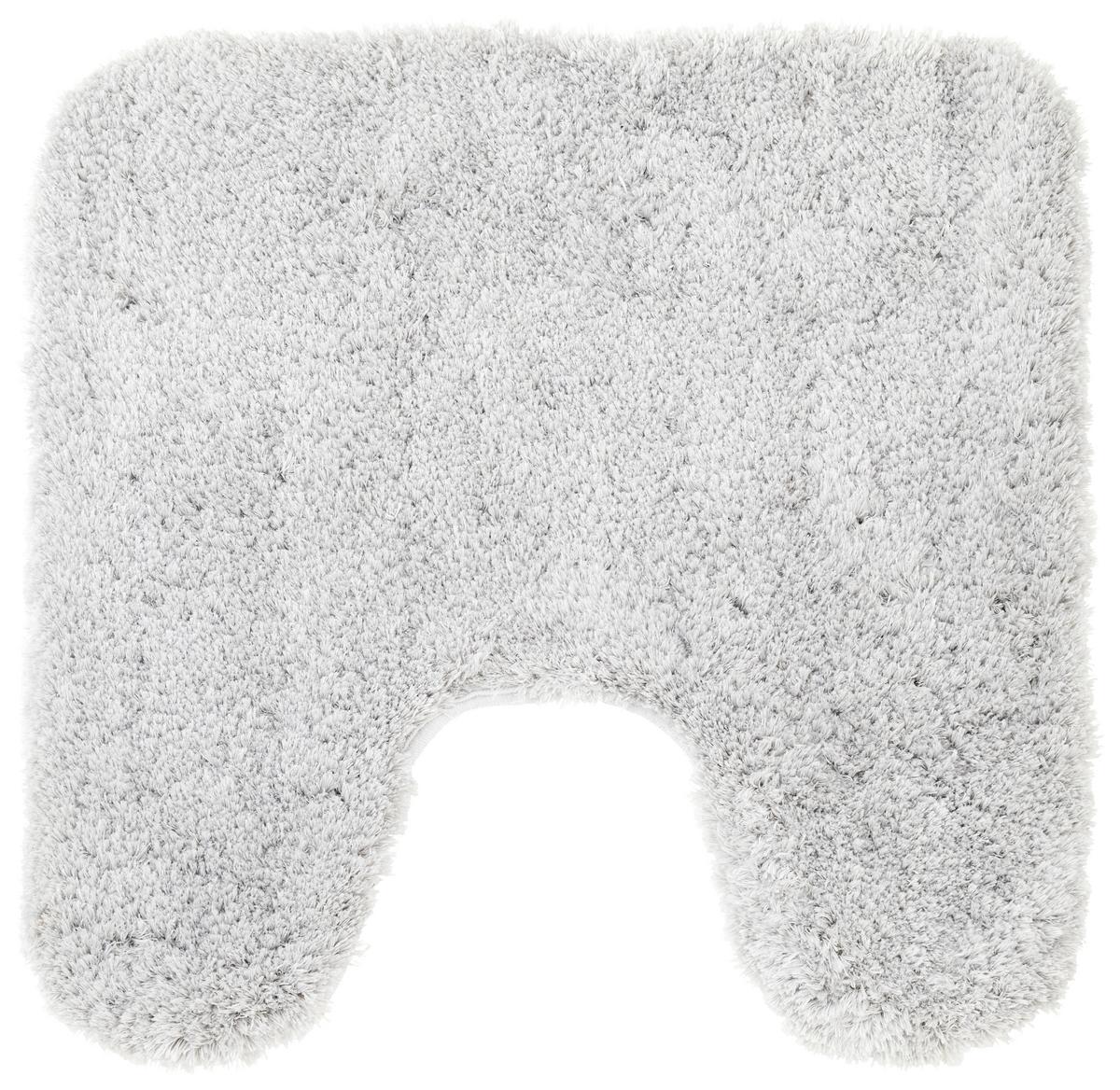 WC predložka Chris, 50/50cm, strieborná - sivá, textil (50/50cm) - Premium Living