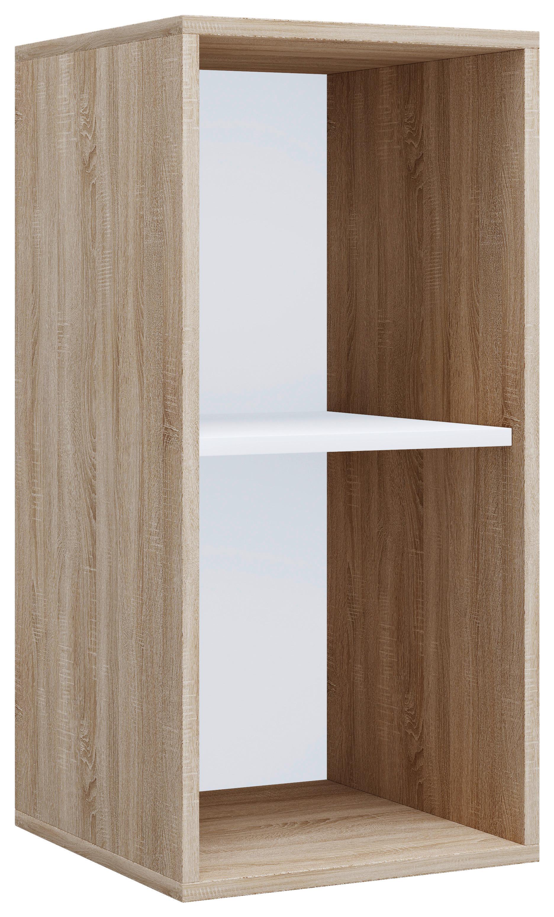 Aktenregal Lona Eiche Dekor B: 35 Cm - Buchefarben/Sonoma Eiche, MODERN, Holzwerkstoff (35/74/37cm) - MID.YOU