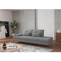 Récamiere Amica E, Grau B: 231 - Schwarz/Grau, KONVENTIONELL, Textil (231/90/122cm) - Sit & More