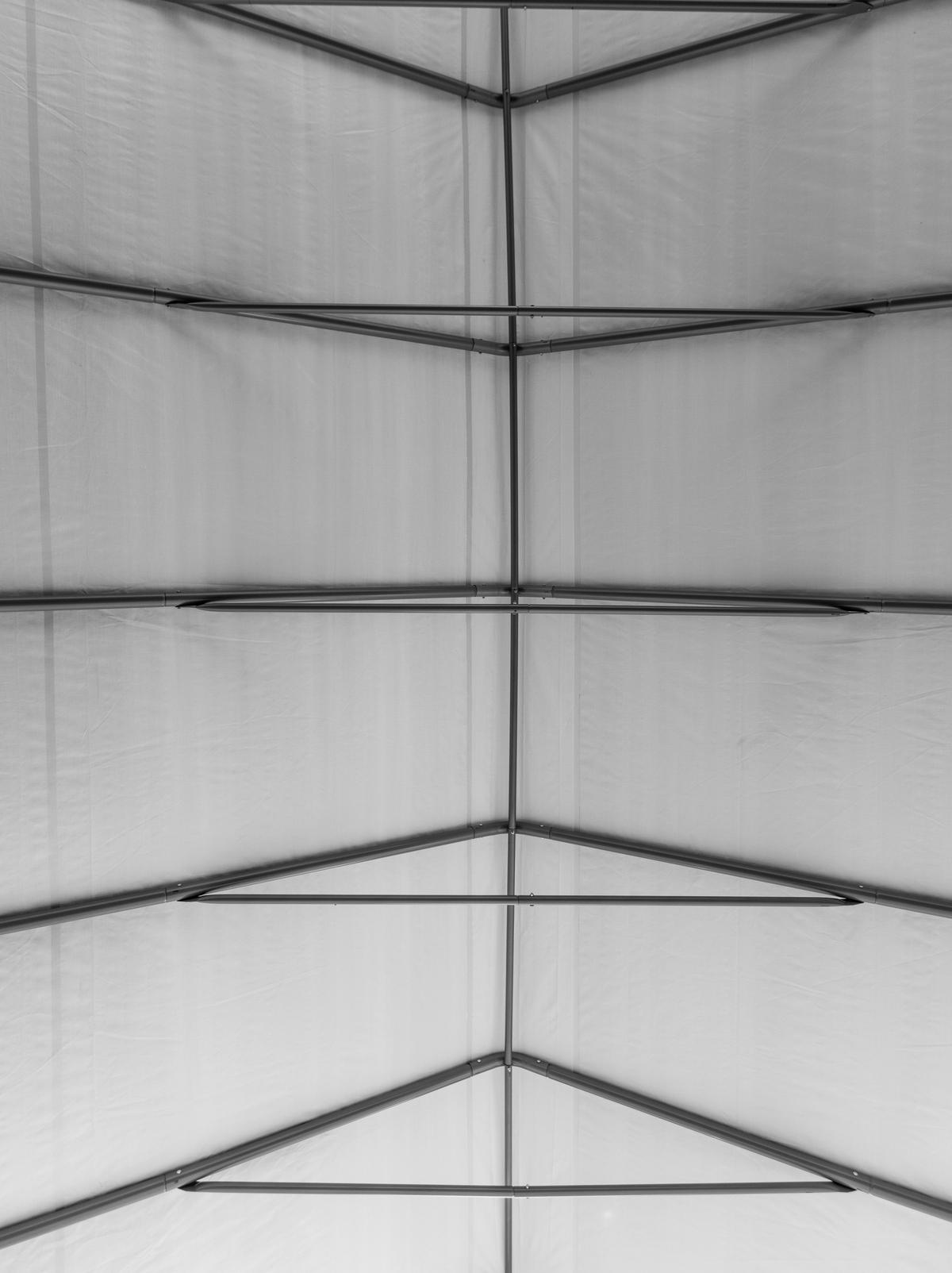 Zeltgarage Shelterlogic - Dunkelgrün, Basics, Kunststoff (730/670/380cm)