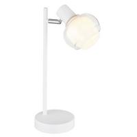 Tischleuchte 54309tw - Klar/Opal, Design, Glas/Kunststoff (14,5/12/35cm) - Globo