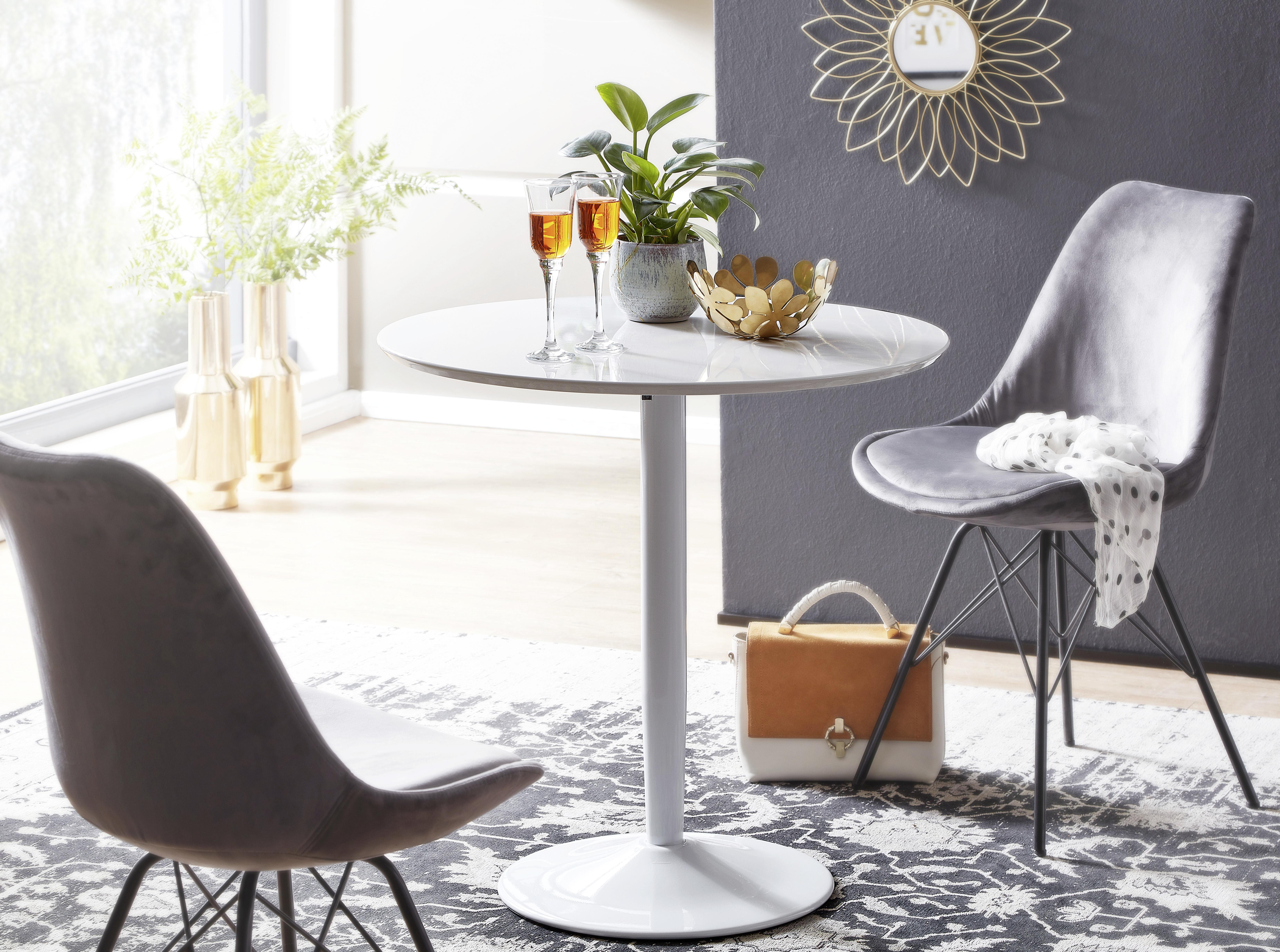 MID.YOU Esstisch Wl6.504 Weiß D: 75 cm