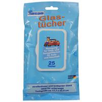 Scheiben-Reinigungstücher Auto 25 Stück, Anti-Beschlag - MODERN, Textil (12/27/2cm)