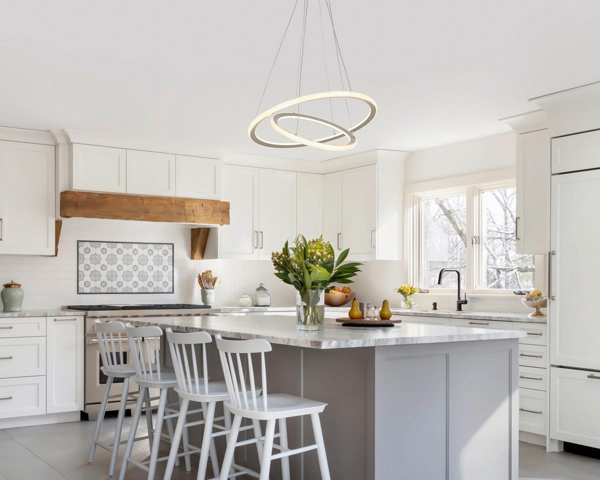 LED-Hängeleuchte Caprice - Champagner, Basics, Kunststoff/Metall (61/120cm) - Luca Bessoni