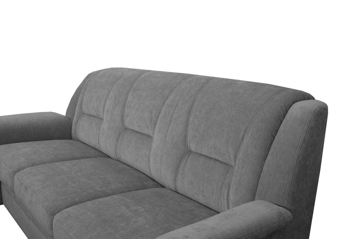 3-SITZER-SOFA Rafael, Grau B: 209 cm - Beige/Schwarz, Trend, Textil (209/95/95cm)