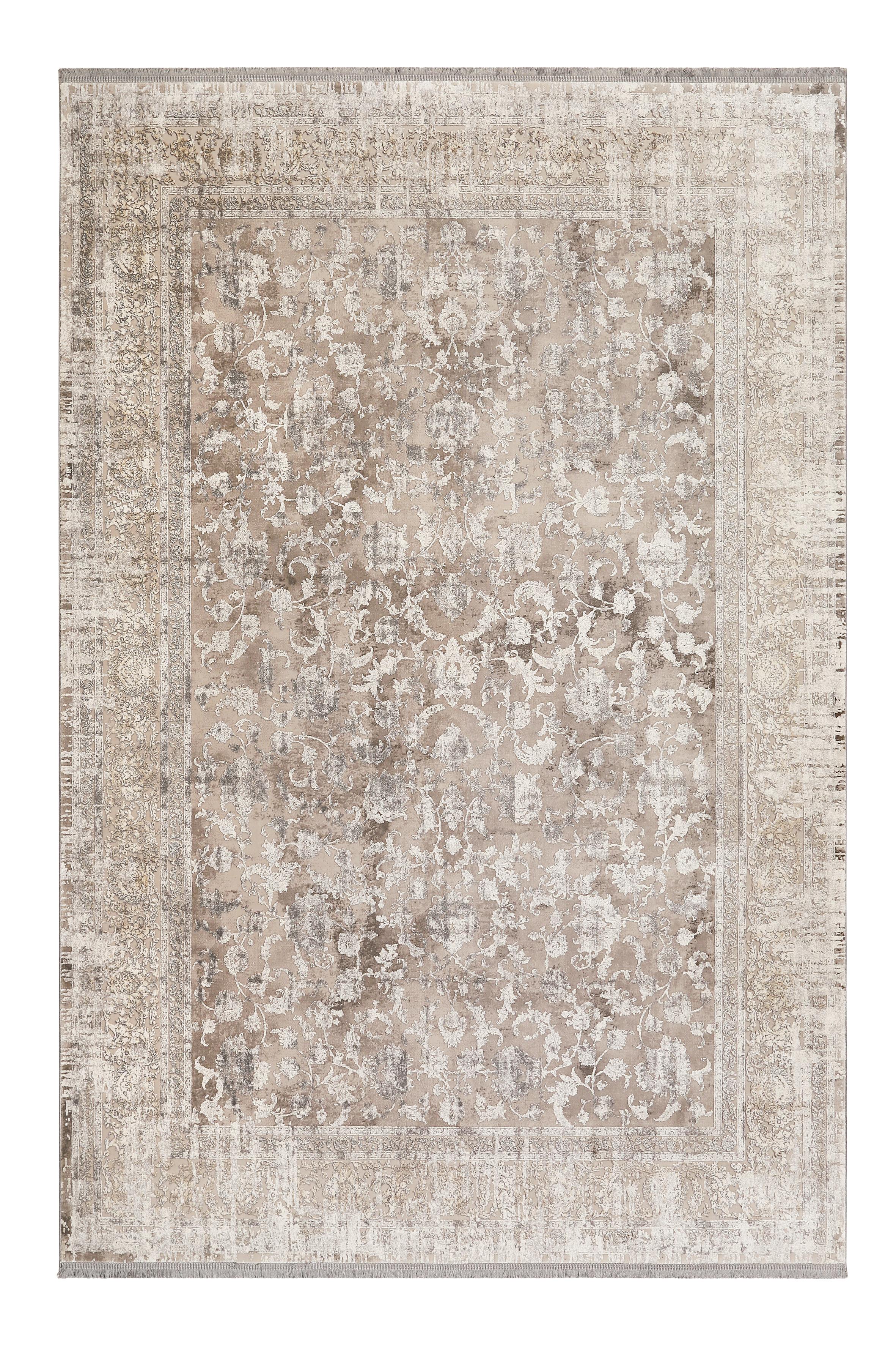 Vintage-Teppich Sandfarben, Beige - Sandfarben/Beige, Design, Textil (80/150cm) - WECON HOME