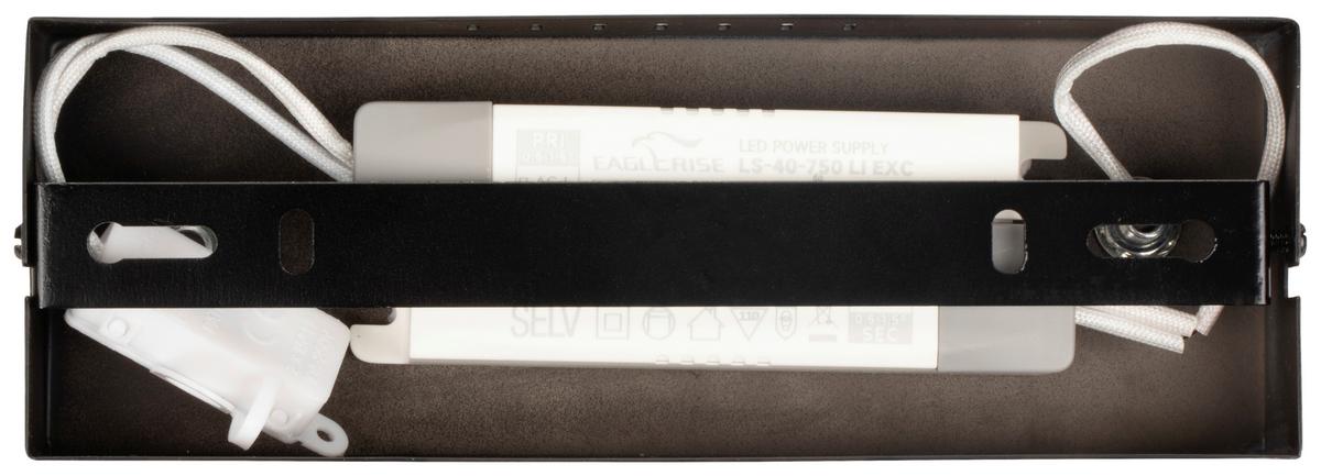 Stropné LED svietidlo čierna max. 30 Watt - čierna, Modern, kov (60/18/23cm) - Modern Living