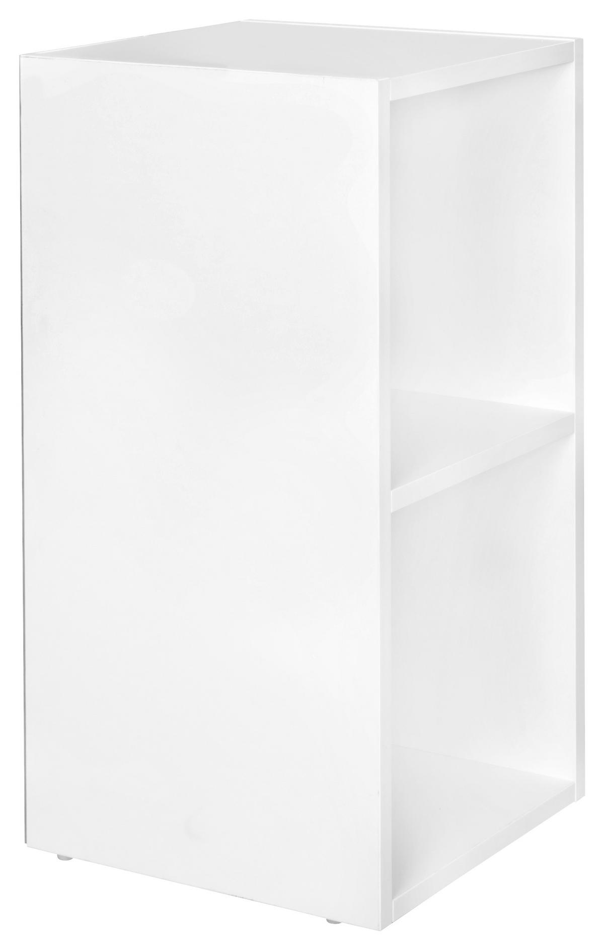 Víceúčelový regál standregal bílý - bílá, Konvenční, kompozitní dřevo (30/60/30cm) - MID.YOU
