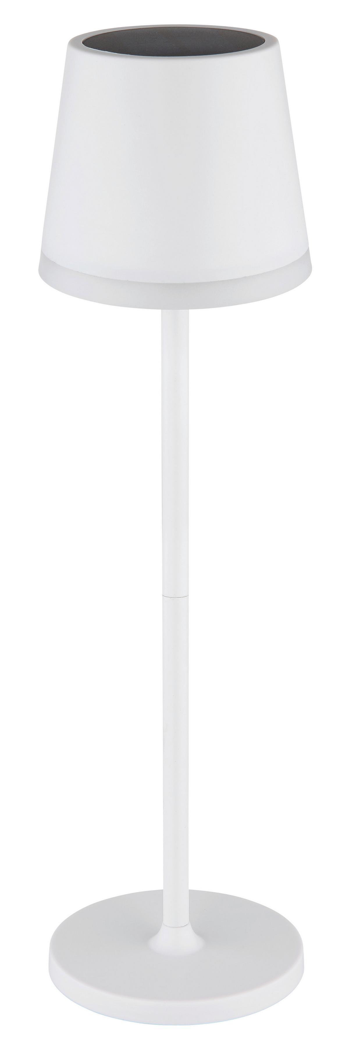 Solarleuchte 36637w - Schwarz/Weiß, Design, Kunststoff/Metall (11/26-41cm) - Globo