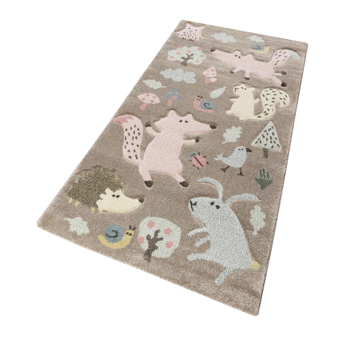 KINDERTEPPICH FOREST - Taupe, Trend, Textil (133/200cm) - Sigikid