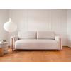 Schlafsofa Arcadova Beige B: 244 cm - Eichefarben/Beige, Design, Textil (244/97/97cm) - MID.YOU