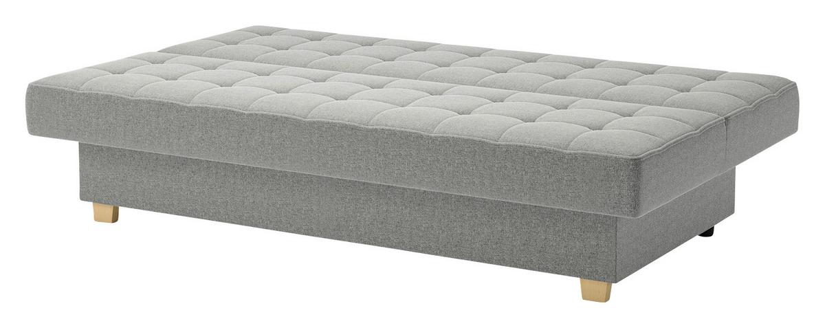 Schlafsofa Miko Hellgrau B: 192 cm - Hellgrau, Design, Textil (192/92/95cm) - MID.YOU
