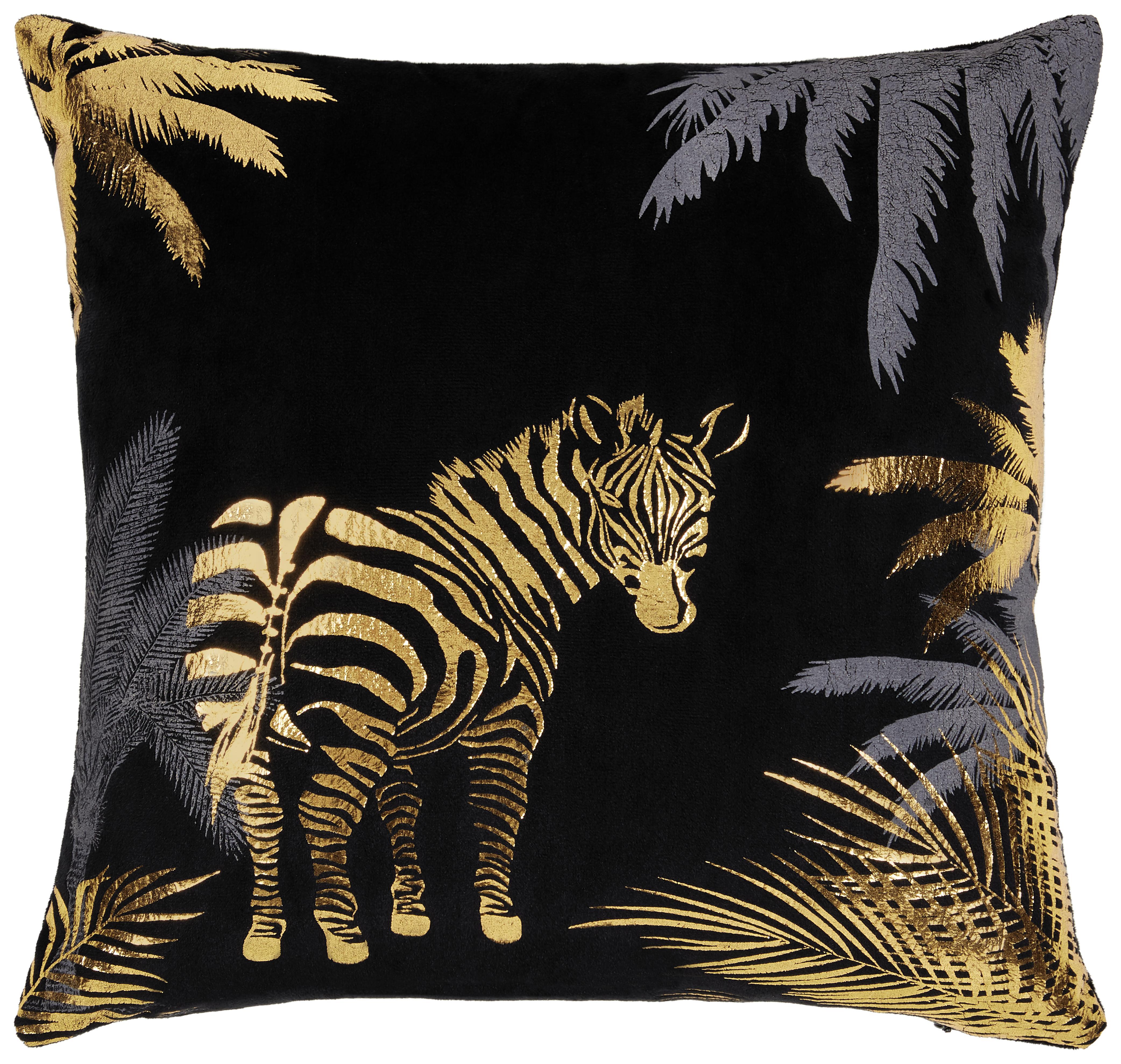 Díszpárna Adomma Kissen - Arany/Szürke, Textil (40/40cm)