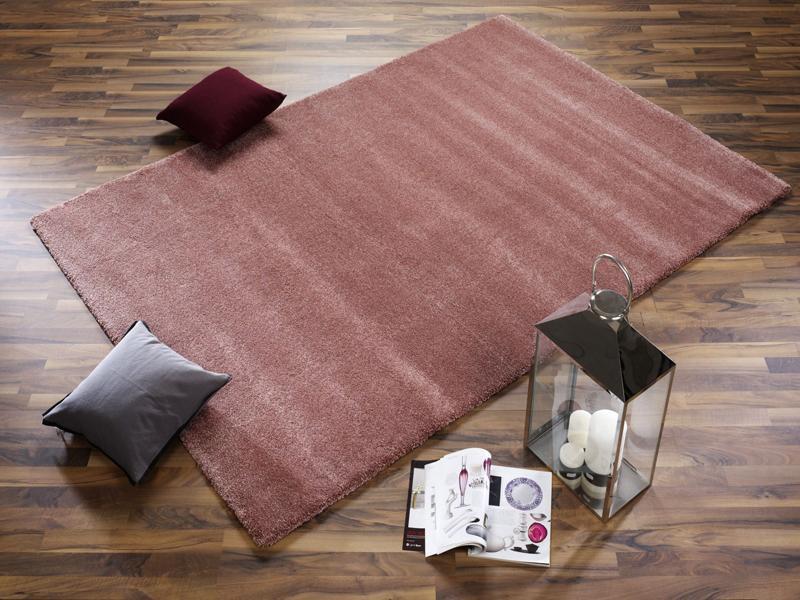 Hochflorteppich Bellevue Hellrosa 240x290 cm - Hellrosa, Basics, Textil (240/290cm) - Novel