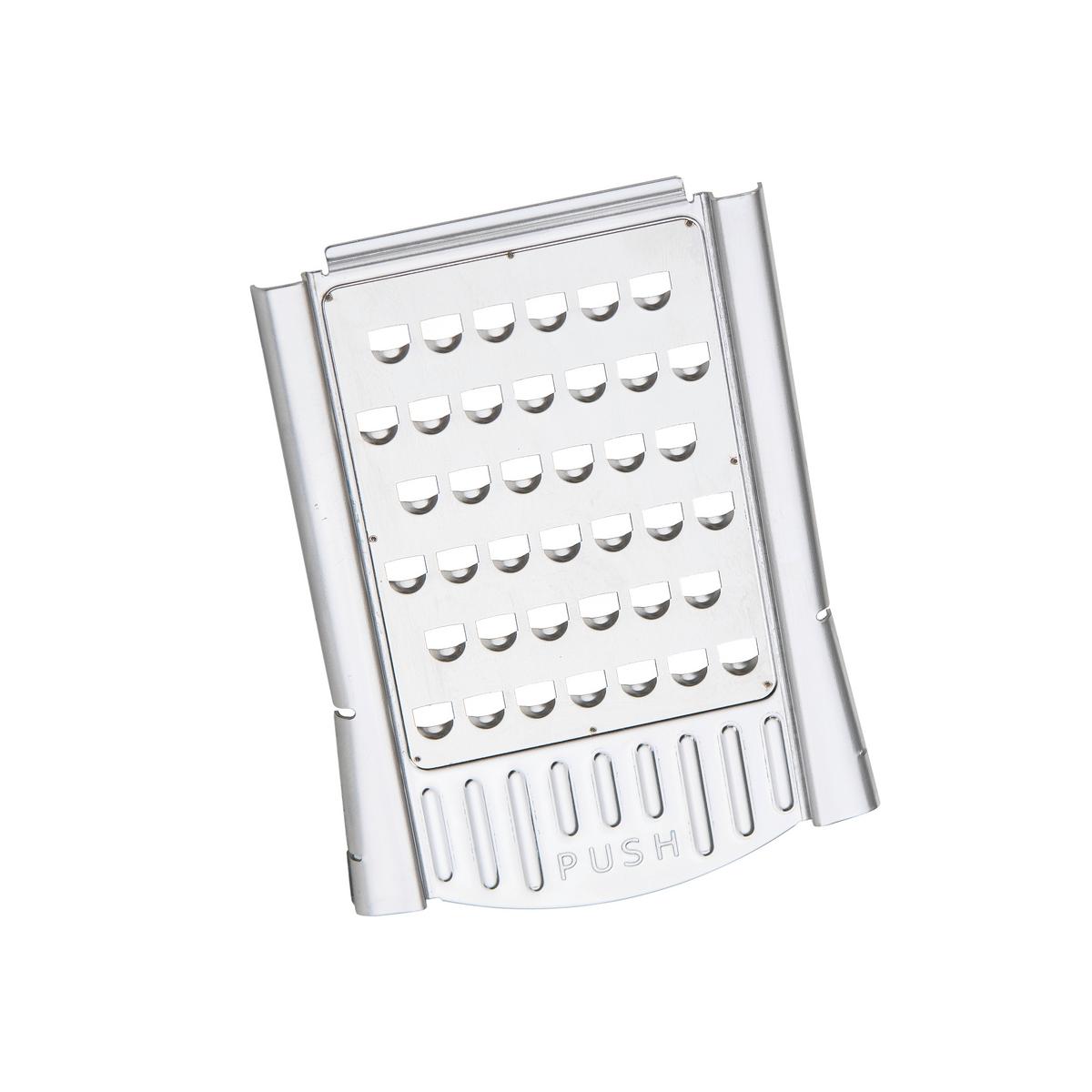 Reib-einsatz Nicer Dicer Speed Grob/fein Edelstahl 3er-Set - Silberfarben, Basics, Metall - Genius