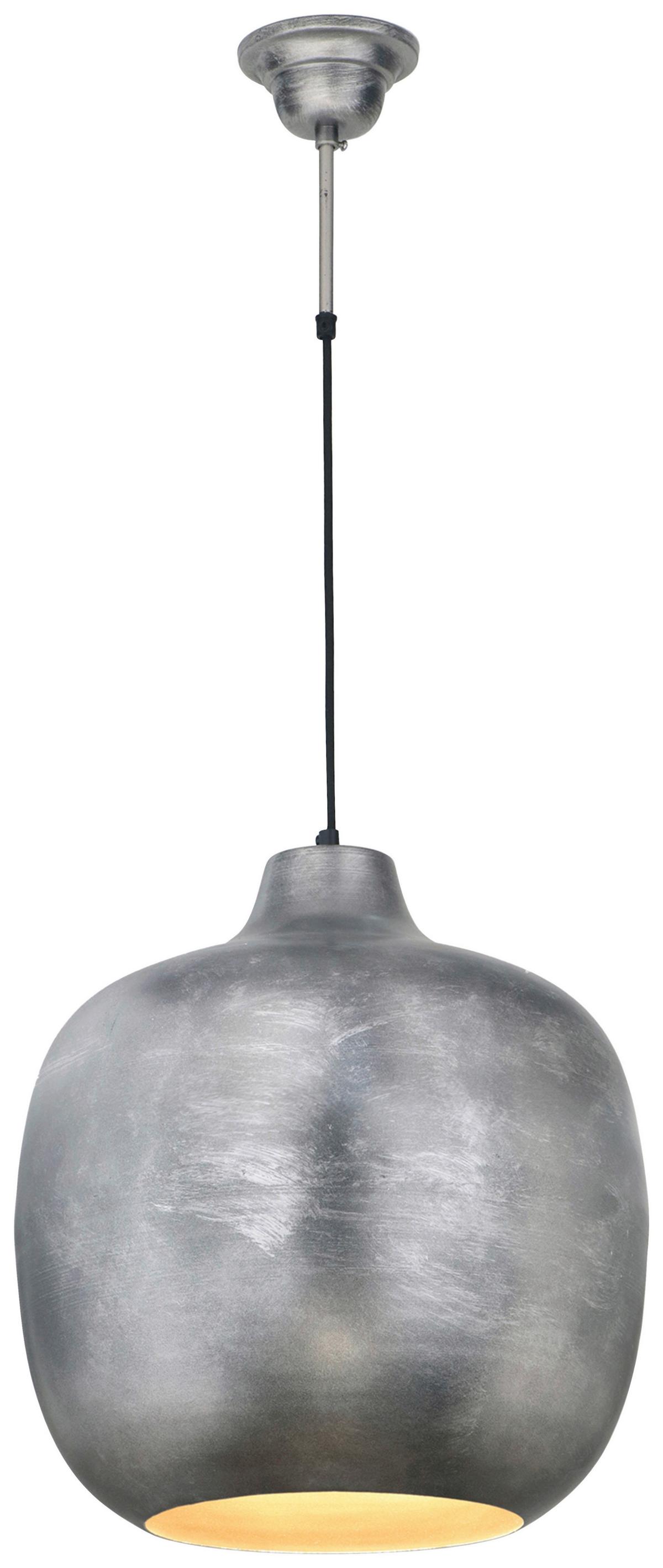 Hängeleuchte Sawyer 125 Silberfarben B: 40,5 Cm - Silberfarben, Basics, Metall (40,5/40,5/43cm) - Kayoom
