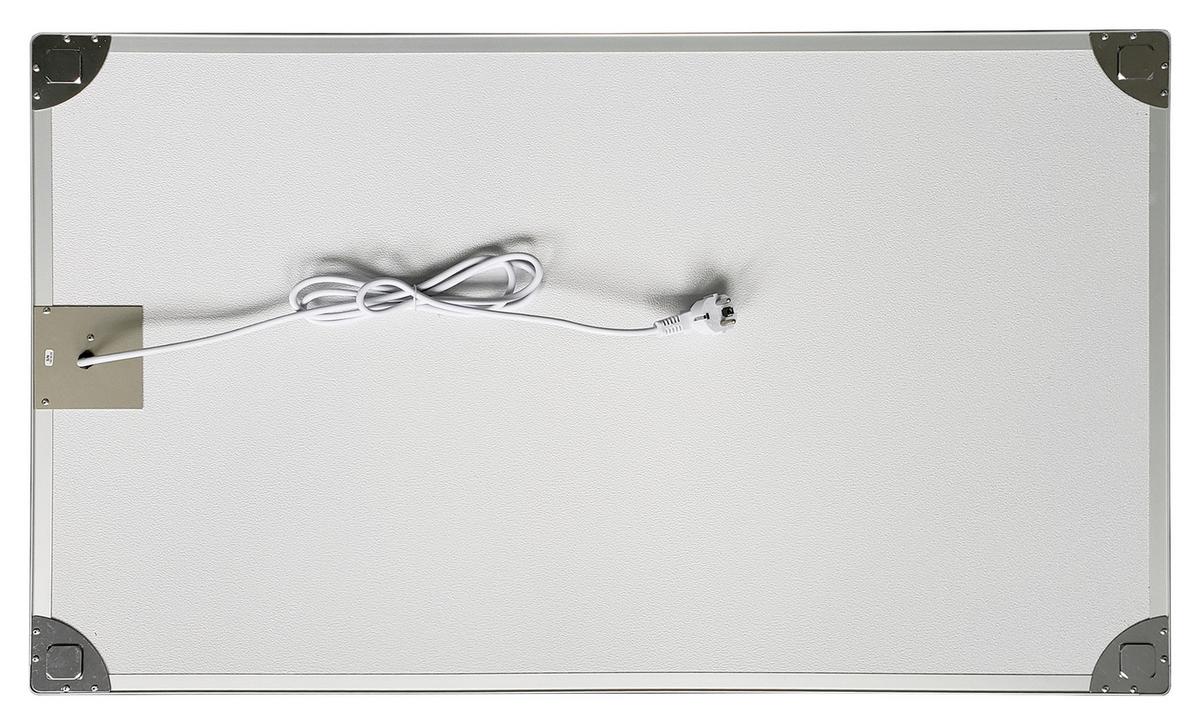 Infrarot Heizung 600 W Weiß 100x60 Cm - Alufarben/Weiß, MODERN, Metall (100/60/2,2cm) - Homezone