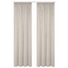 Fertigvorhang Softy 2er Set - Taupe, Basics, Textil (140/160cm)