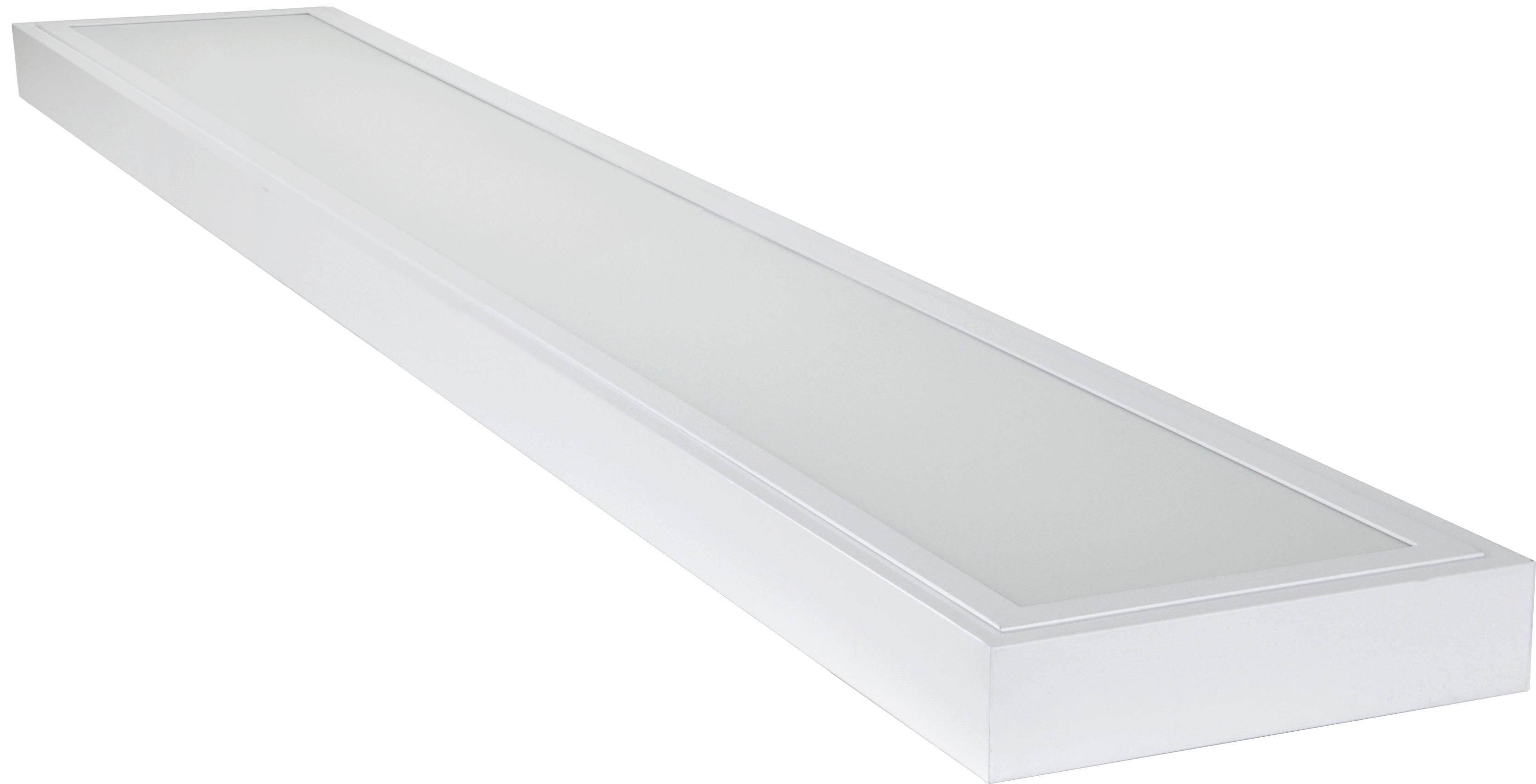 LED-Deckenleuchte L: 150 cm, mit Farbtemperaturwechsler - Weiß, Basics, Kunststoff/Metall (150/20/4,5cm)