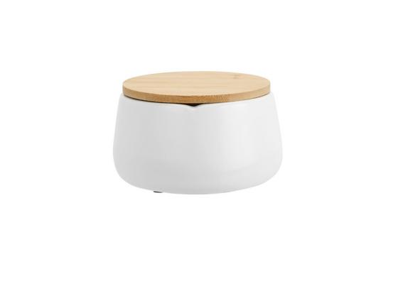 Organizér Na Kosmetiku Edna - bílá, Moderní, keramika (12cm) Organizér Na Kosmetiku Edna - bílá, Moderní, keramika (12cm)