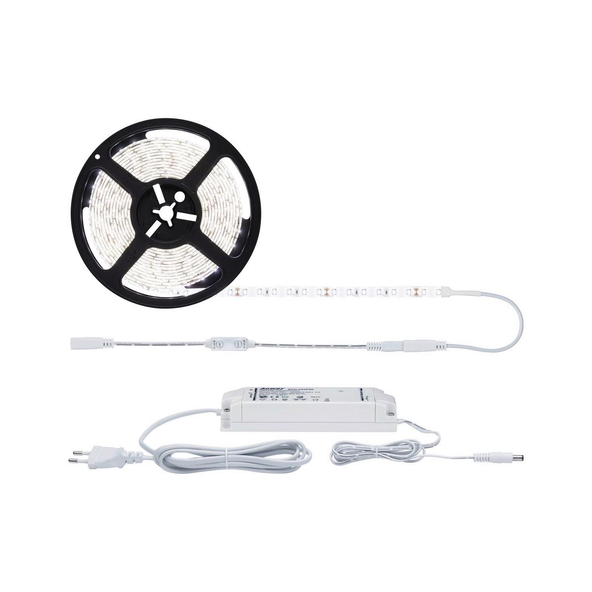 Led-streifen L: 5 M Dimmbar - Weiß, Basics, Kunststoff (500cm) - Paulmann