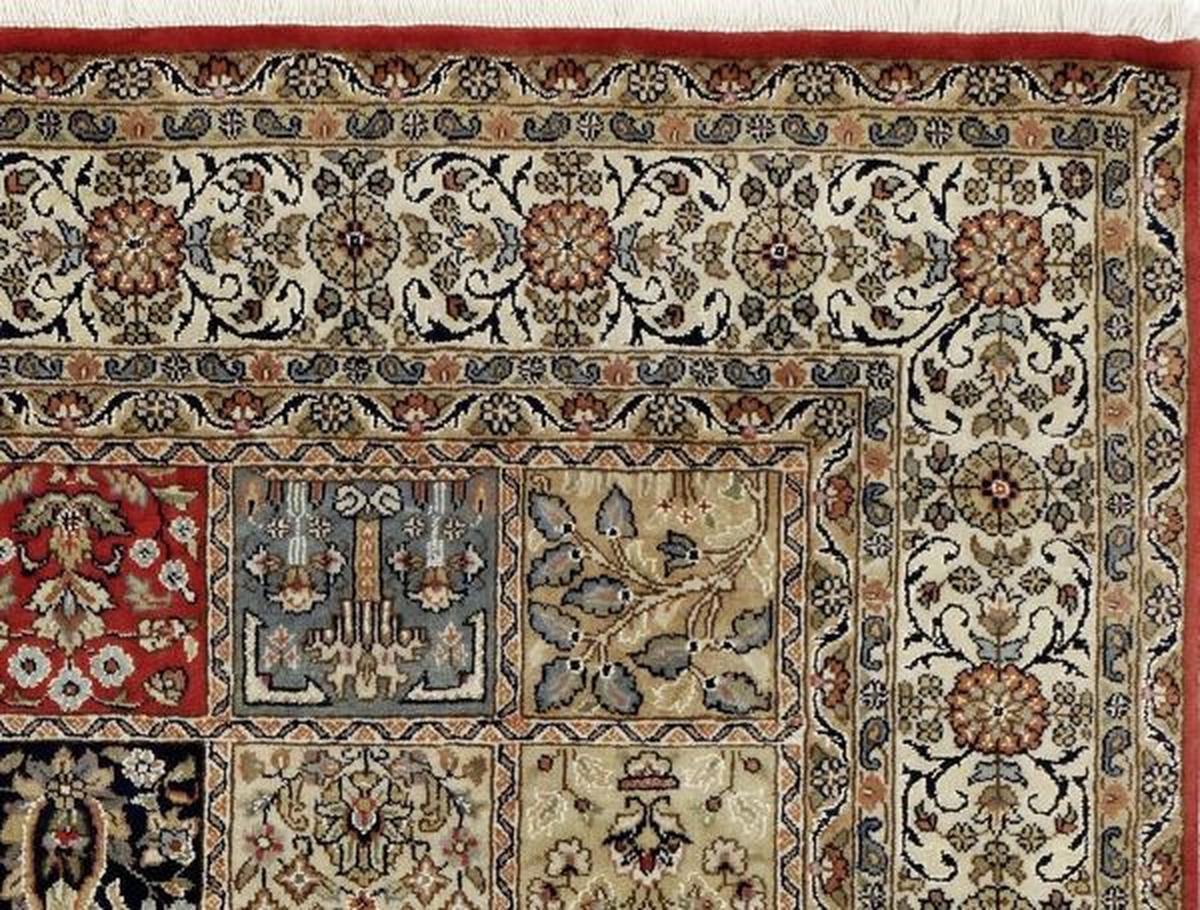 Orientalischer Webteppich Rot/Beige Vasuki 200x260 cm - Beige/Rot, Basics, Textil (200/260cm) - Cazaris