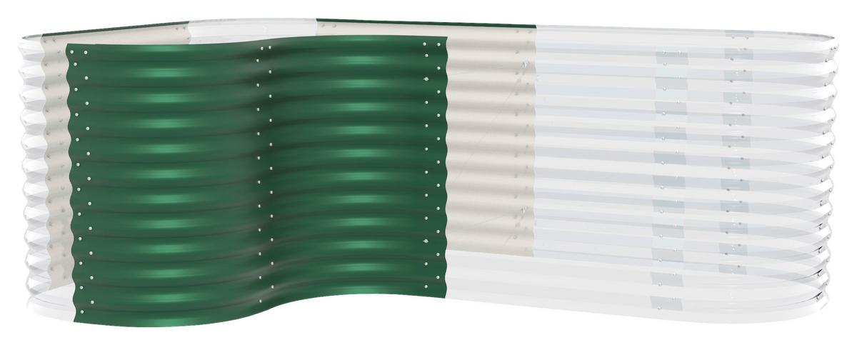 Hochbeet Erweiterung 80x85,8x80 Cm Dunkelgrün - Dunkelgrün, Basics, Metall (80/85,8/80cm)