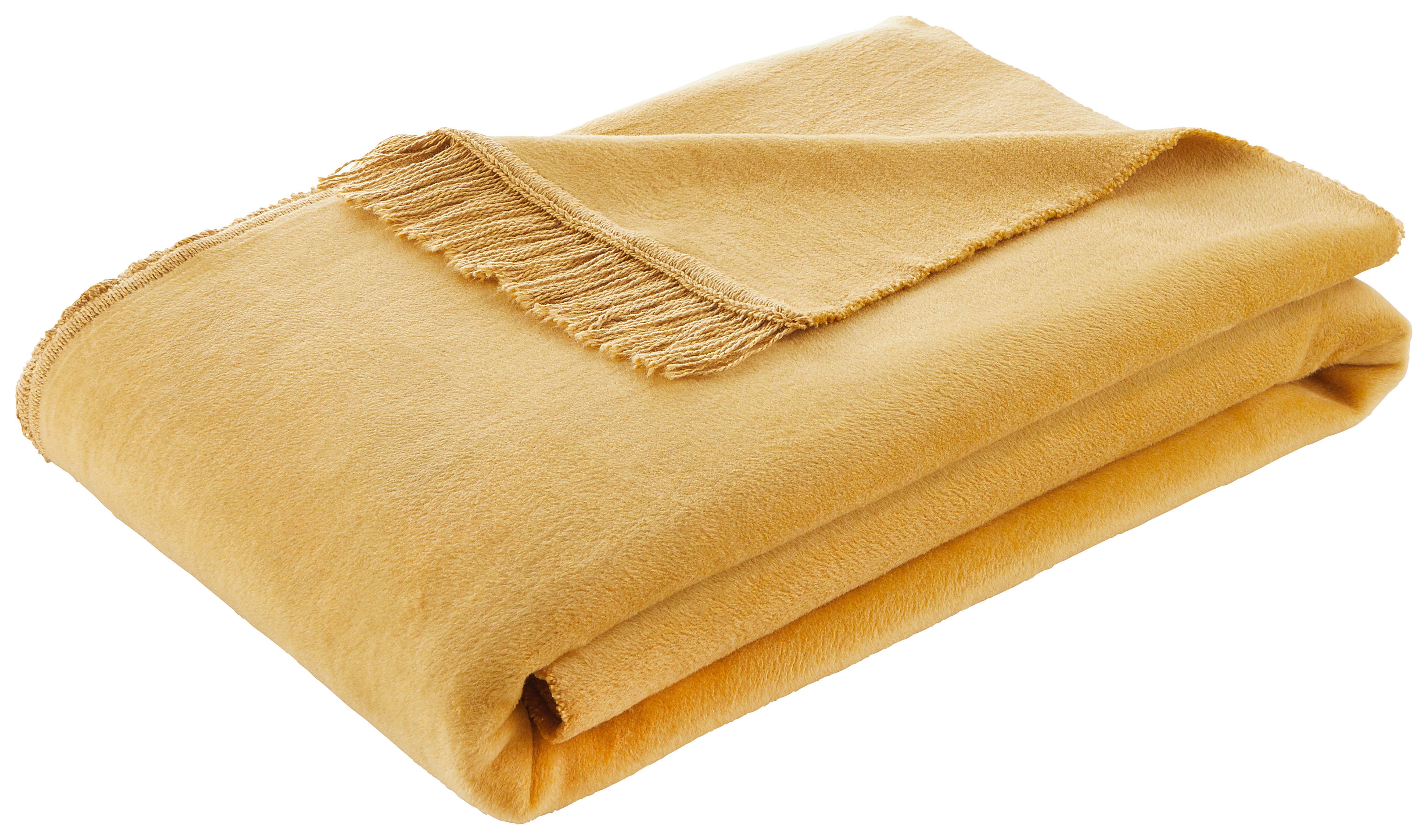 Deka El Sol, 150/200cm, Žlutá - žlutá, textil (150/200cm) - Modern Living