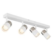 Spotlámpa 57851-4 - fekete/rézszínű, Design, műanyag/fém (56/6/12cm) - Globo