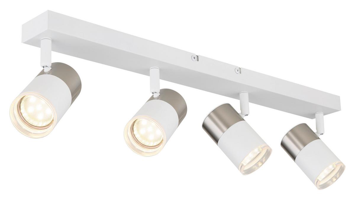 Spotlámpa 57851-4 - fekete/rézszínű, Design, műanyag/fém (56/6/12cm) - Globo