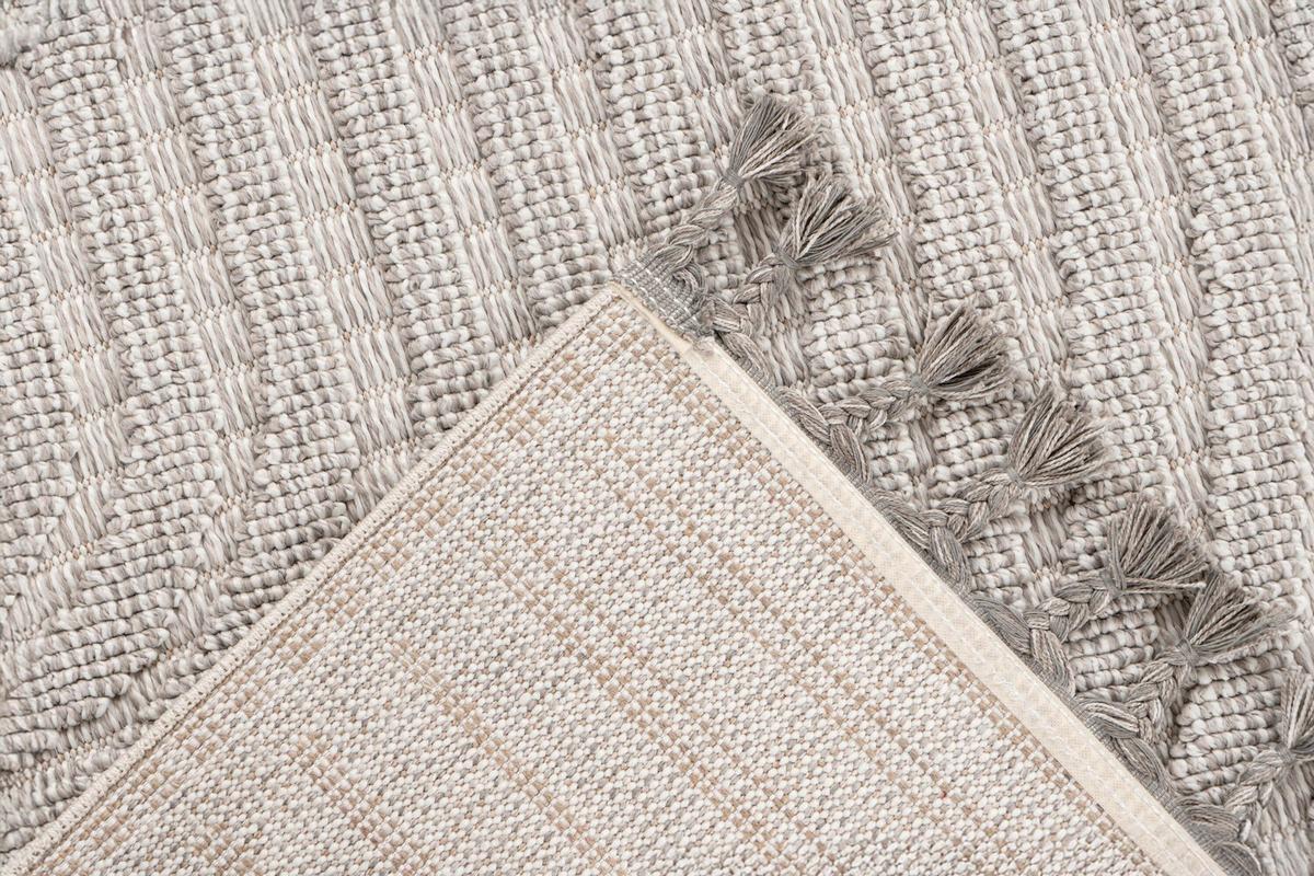 Flachwebteppich Silber, Bxl: Ca. 200x290 Cm - Silberfarben, Basics, Textil (200/290cm) - Kayoom