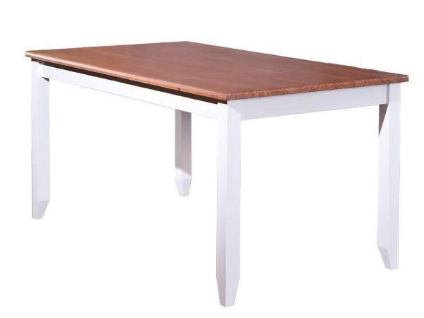 Jedálenský stôl WESTERLAND 160x90cm - biela, Lifestyle, drevo (160/90/80cm) - Carryhome