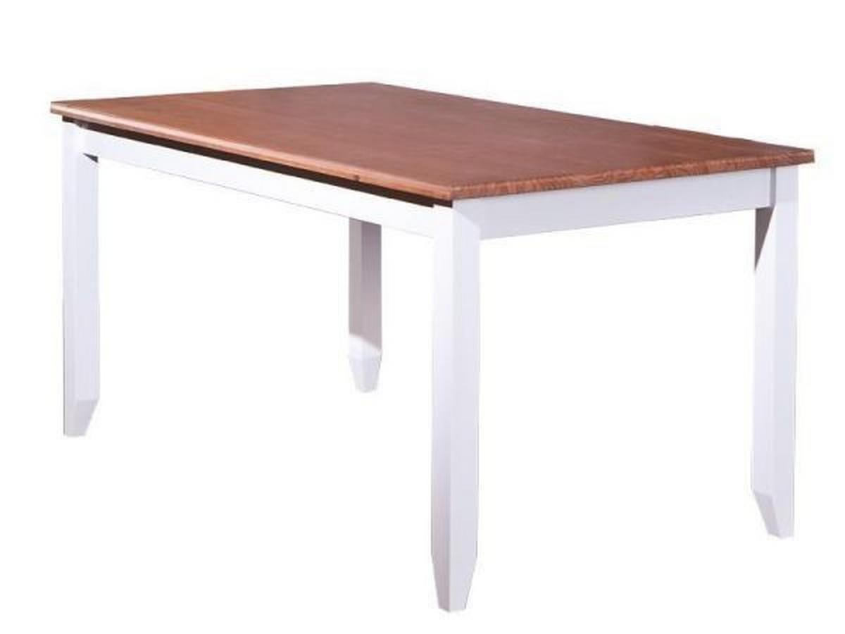 Jedálenský stôl WESTERLAND 160x90cm - biela, Lifestyle, drevo (160/90/80cm) - Carryhome