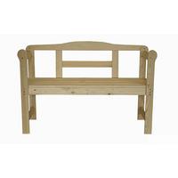 Gartenbank Fichte 2-Sitzer - Fichtefarben, Basics, Holz (118/78/45,5cm)