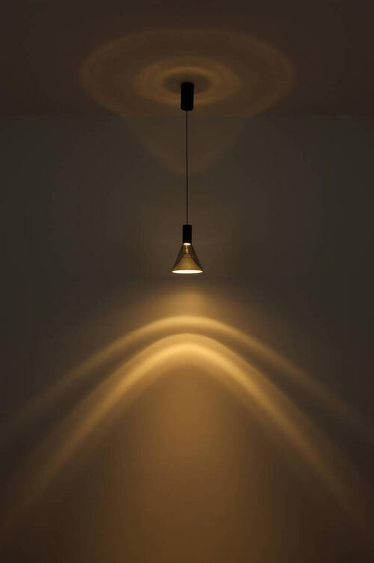 LED-Hängeleuchte 15741h1 - Schwarz, Design, Glas/Metall (17/150cm) - Globo