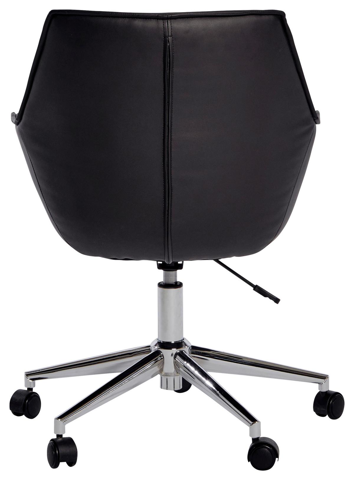 Drehstuhl Boss Worx - Chromfarben/Schwarz, MODERN, Kunststoff/Textil (61/61/84cm) - Livetastic