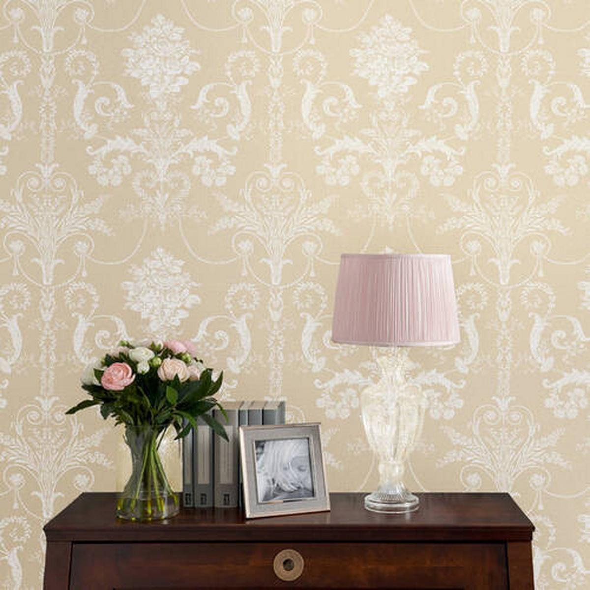 Vliestapete Josette Linen - Braun, Basics, Papier/Kunststoff (52/1000cm)