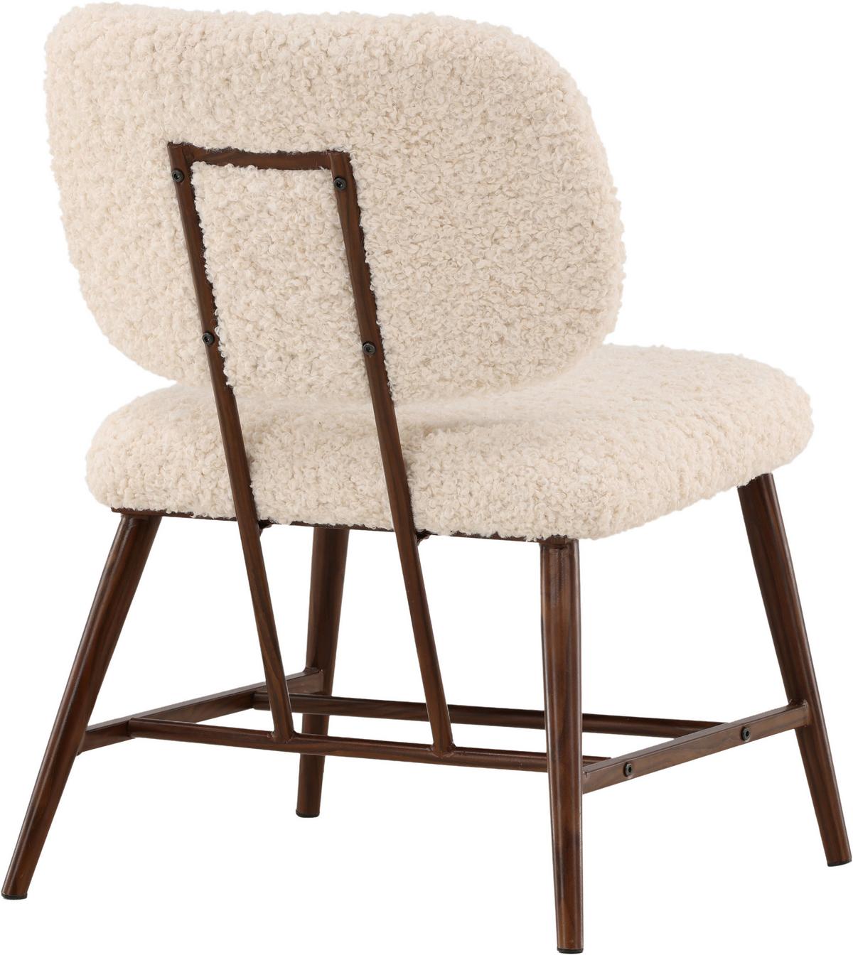 Sessel Midlad - Weiß, Design, Textil/Metall (58/84/62cm) - Livetastic