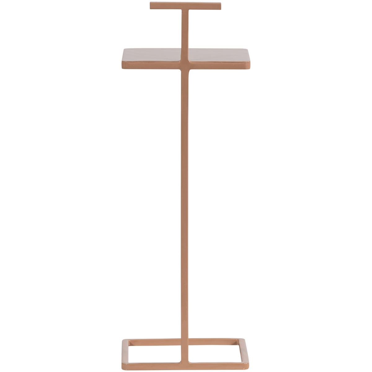 Beistelltisch Toste Altrosa B: 22 cm - Altrosa, Design, Metall (22/22/64cm) - Livetastic