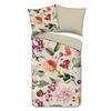 Wendebettwäsche Fiori Gelb Beige Ecru 155x220 cm - Ecru/Gelb, Natur, Textil (155/220cm)