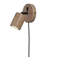 LED-Wandleuchte Java 1-Flammig, - Naturfarben, Trend (12/15/12cm) - Good & Mojo