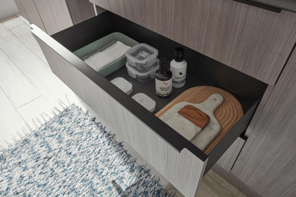 Küchenblock Landzeit Pinienfarben B: 320 cm - Anthrazit/Pinienfarben, Design, Holzwerkstoff (320cm) - MID.YOU