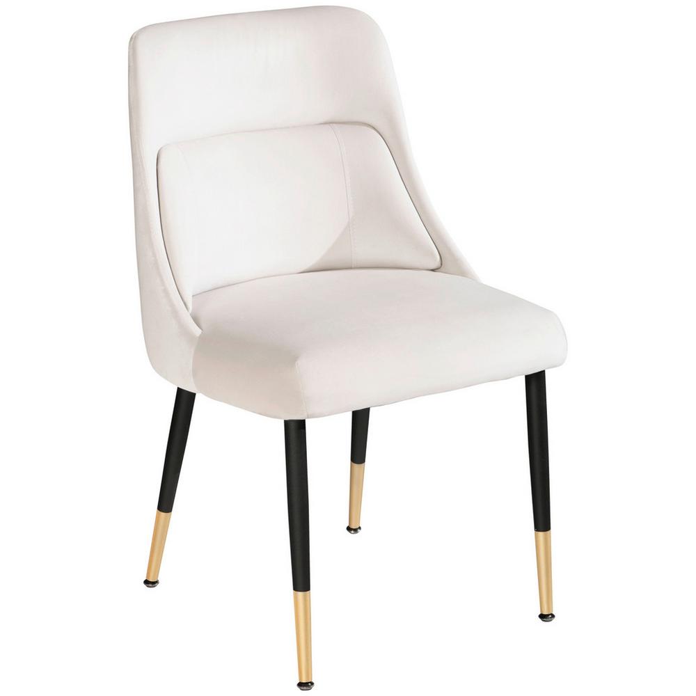 Stolička béžová/zlatá