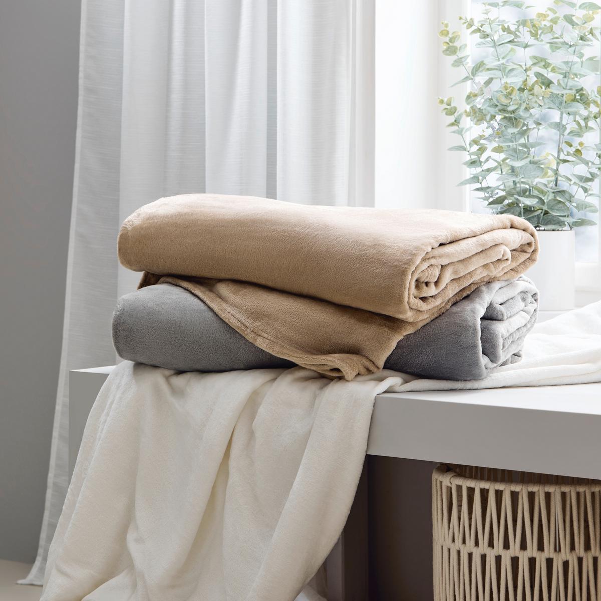 MÄKKÁ DEKA Michael XXL, 220/240cm - béžová, textil (220/240cm) - Modern Living