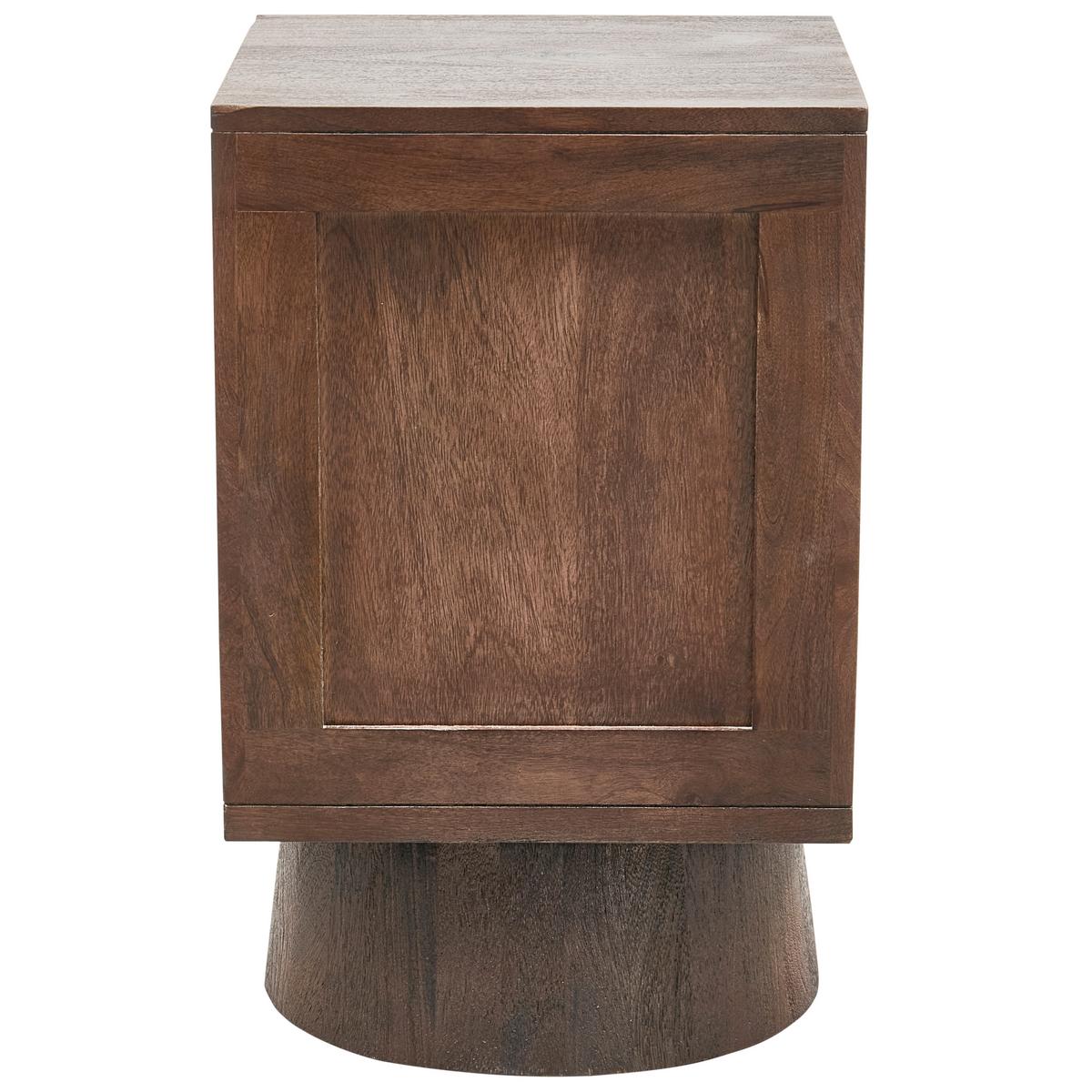 Nachttisch Crumble, Walnussfarbe B: 40 Cm - Walnussfarben, Design, Holz (40/37/63,5cm) - Livetastic