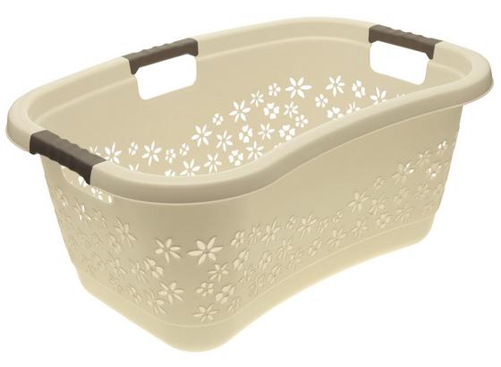 Wäschekorb Lasse 50 Liter - Creme, KONVENTIONELL, Kunststoff (65/45/28,5cm) Wäschekorb Lasse 50 Liter - Creme, KONVENTIONELL, Kunststoff (65/45/28,5cm)