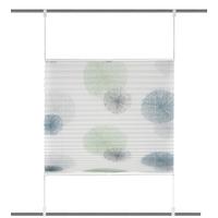 Plissee Blau Grün B: 70 cm - Blau/Grün, KONVENTIONELL, Textil (70/130cm)