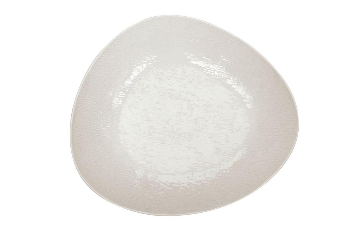 HLUBOKÝ TALÍŘ HARUKI - bílá, Moderní, keramika (25,3/22,3/5,1cm) - Mömax